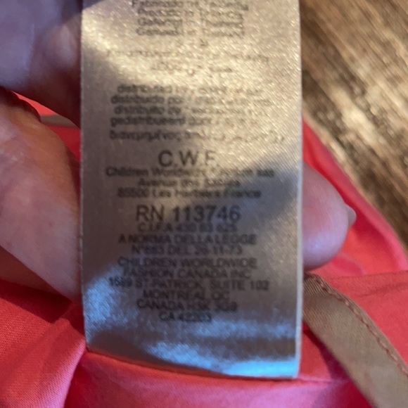 Girls Burberry coral authentic dress 8Y - Picture 6 of 10